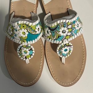 Jack Rogers “Icon” signature sandal 9m